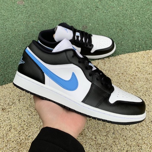 Jordan 1 Low Black University Blue White