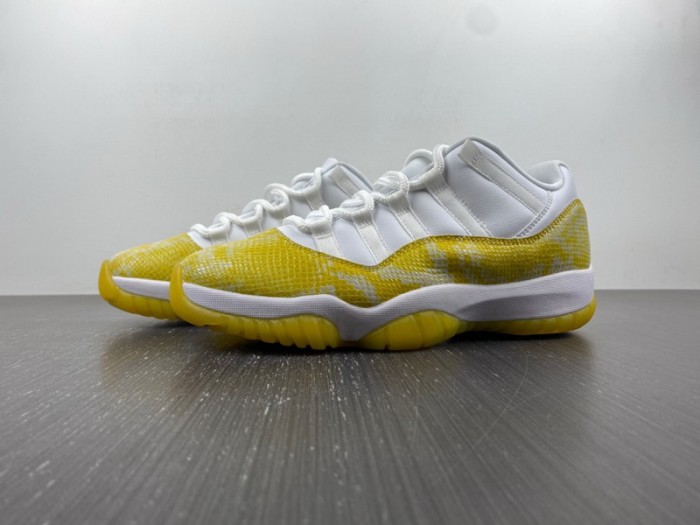 Air Jordan 11 Low Yellow Snakeskin