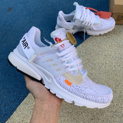 Authentic OFF-WHITE x Nike Air Presto White