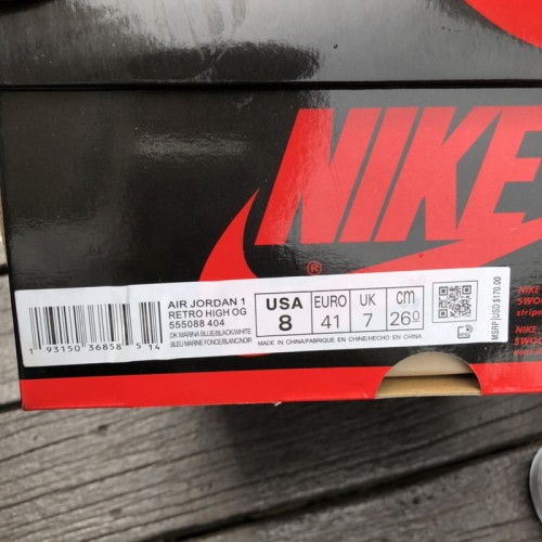 Air Jordan 1 High Shoes 555088-404