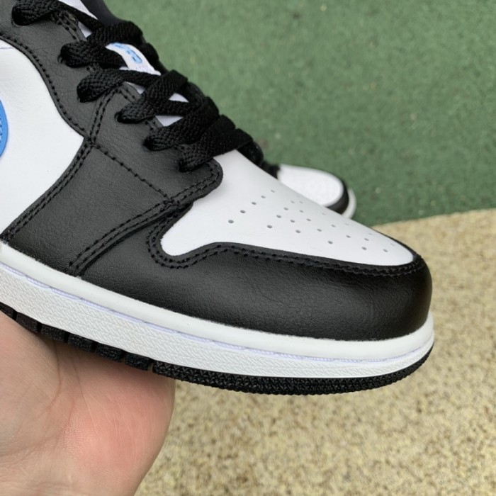 Jordan 1 Low Black University Blue White