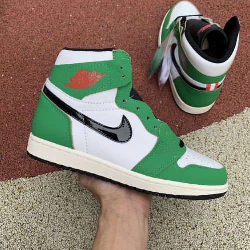 Authentic Air Jordan 1 High OG WMNS “Lucky Green”