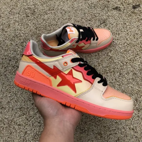A Bathing Ape Bape SK8 Sta Orange