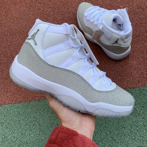 Authentic Air Jordan 11 WMNS “Metallic Silver”