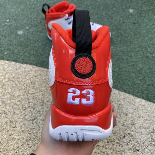Jordan 9 Retro White Gym Red