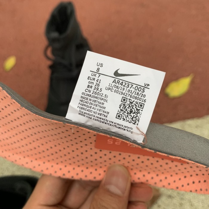 Authentic Nike Air Fear of God 1 “Triple Black”