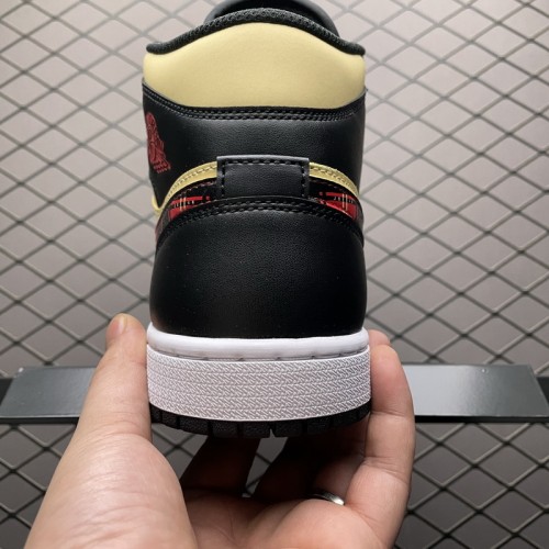 Air Jordan 1 Mid Tartan Swoosh
