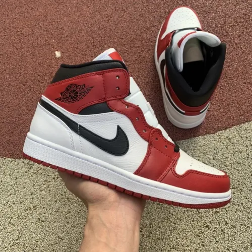 Authentic Jordan 1 Mid Shoes077
