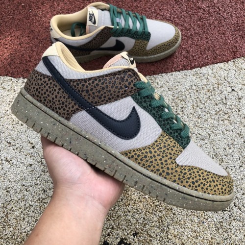 Nike Dunk Low Safari Golden Moss