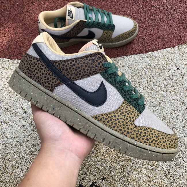 Nike Dunk Low Safari Golden Moss