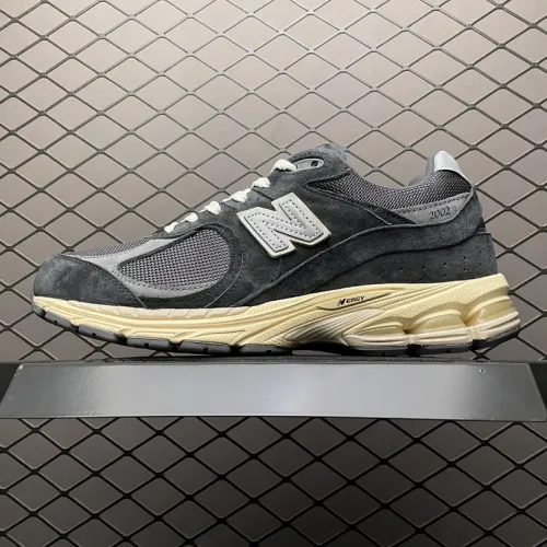 New Balance 2002R Black Dark Grey