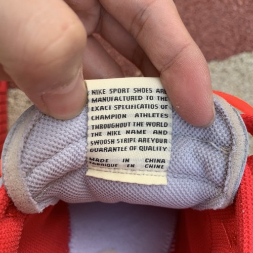 Authentic OFF-WHITE x Nike Dunk Low Red Grey