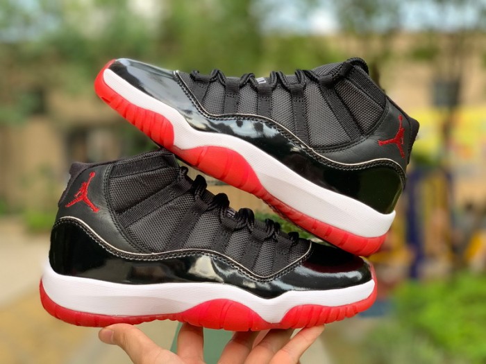 Authentic Air Jordan 11 Bred 2019 GS