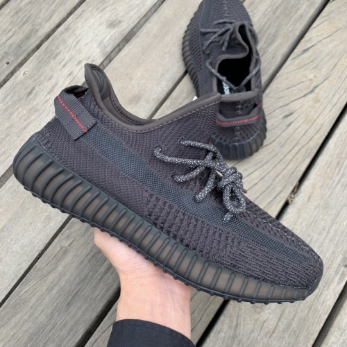 Authentic Yeezy Boost 350 V2 Black Static Non-Reflective