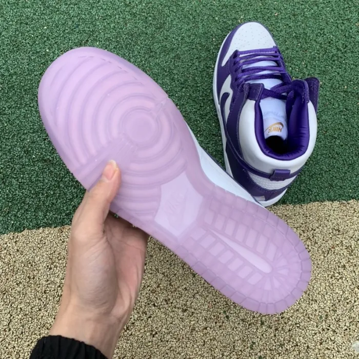 Authentic Nike Dunk High SP Varsity Purple