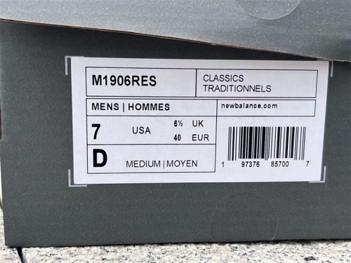 New Balance 1906R Phantom Dark Grey Metallic Silver