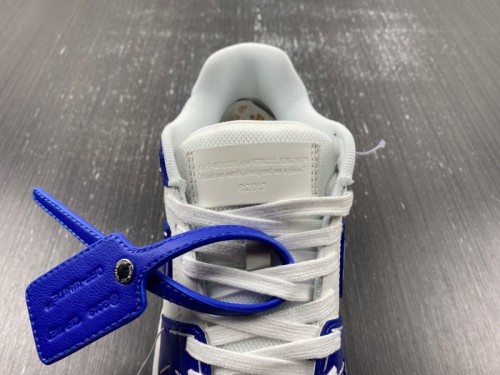 OFF-WHITE Out Of Office Sartorial Stitching White Dark Blue