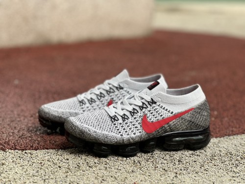 Nike Air VaporMax Platinum Red Black
