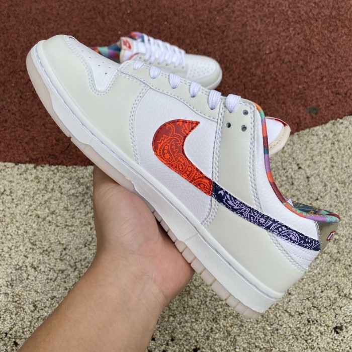 Nike Dunk Low White Multi-Color Paisley