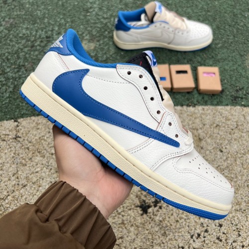 Jordan 1 Retro Low OG SP Travis Scott Sail Shy Pink