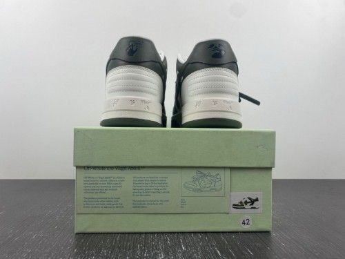 OFF-WHITE Out Of Office OOO Low Tops White Khaki