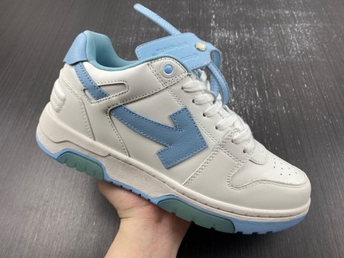 OFF-WHITE Out Of Office OOO Low White Blue