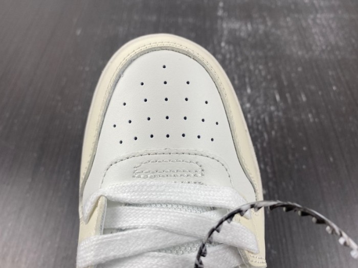 OFF-WHITE Out Of Office OOO Low Tops White Green