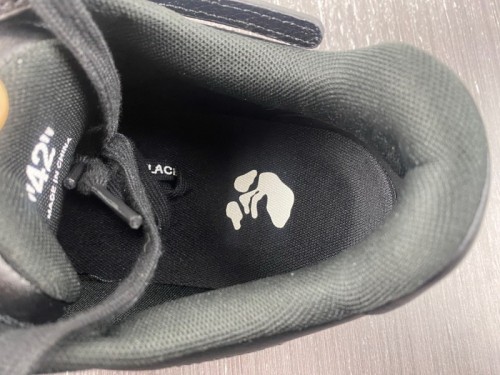OFF-WHITE Out Of Office OOO For Walking Low Tops Black White