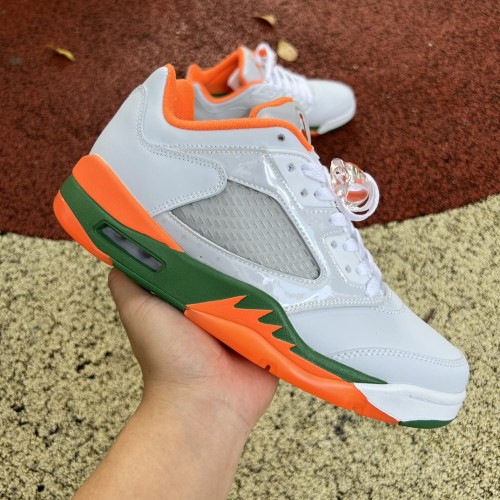 Jordan 5 Retro Low Miami Hurricanes GS
