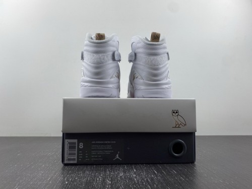 Jordan 8 Retro OVO White
