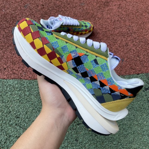 Sacai x Nike Waffle Woven Green Gusto