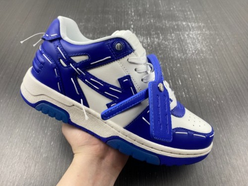 OFF-WHITE Out Of Office Sartorial Stitching White Dark Blue