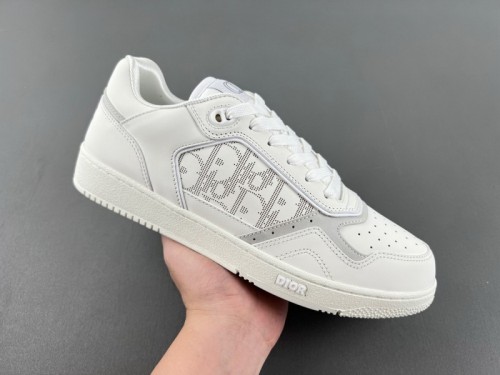 Dior B27 Low-Top White Calfskin