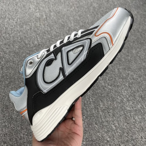 Dior B30 Silver Dark Grey