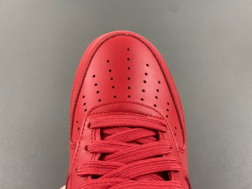 Off White x Nike Air Force 1 red