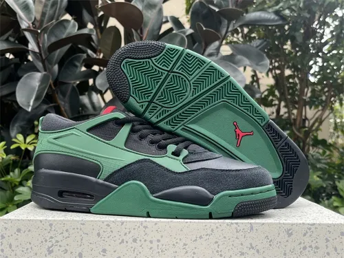Jordan 4 RM Black Gorge Green University Red