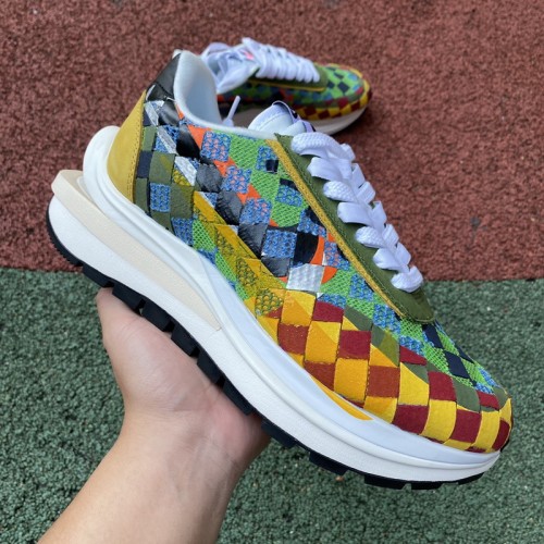 Sacai x Nike Waffle Woven Green Gusto