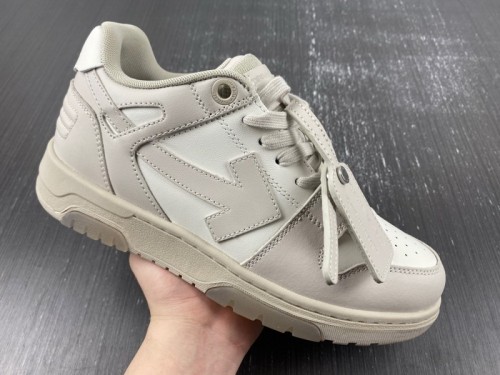 OFF-WHITE Out Of Office OOO Low Nude White