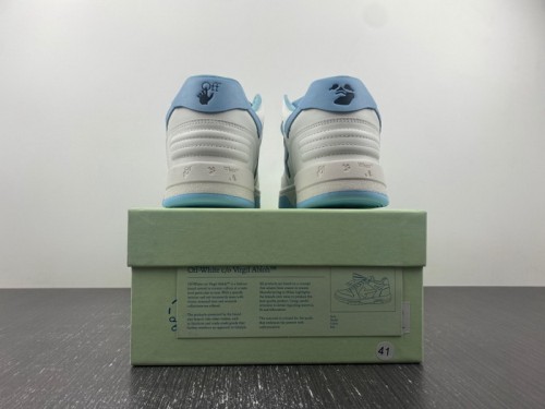 OFF-WHITE Out Of Office OOO Low White Blue