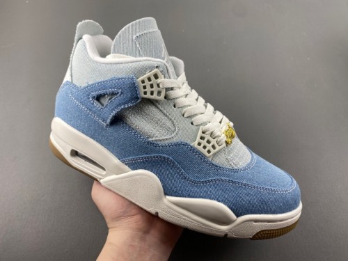 Air Jordan 4 Denim  Worn Blue”