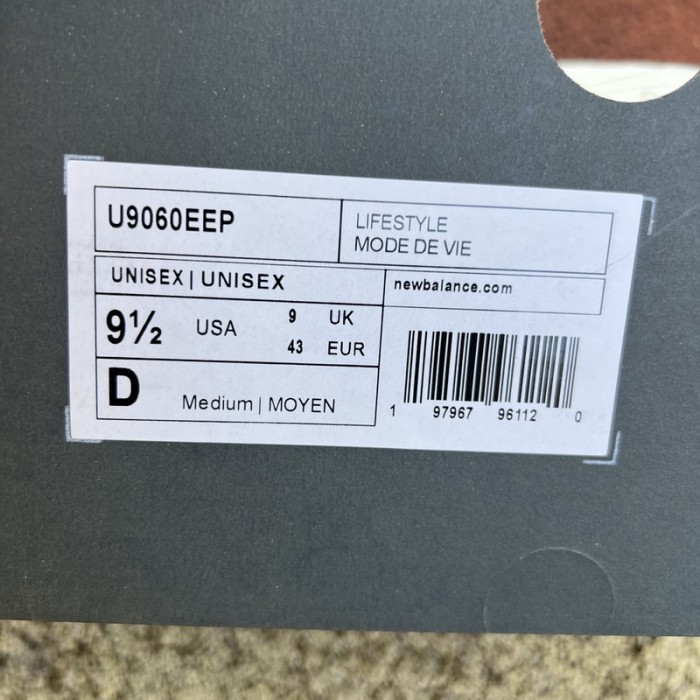 New Balance 9060 Mineral Grey Matter