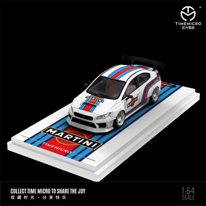 1:64 速霸路 翼豹 WRX-STI HKS與馬丁尼模擬合金汽車模型