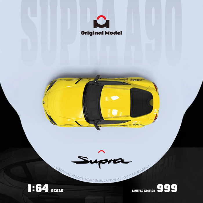 1/64 TOYOTA Supra A90 頭文字D續作塗裝小比例合金車模型