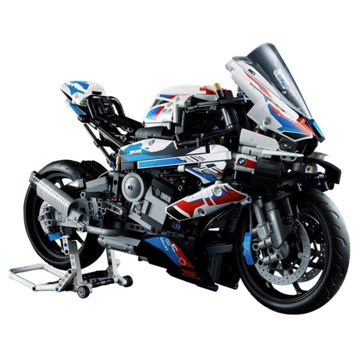 BMW M1000RR 摩托車成人 大型模型 組裝玩具車禮物
