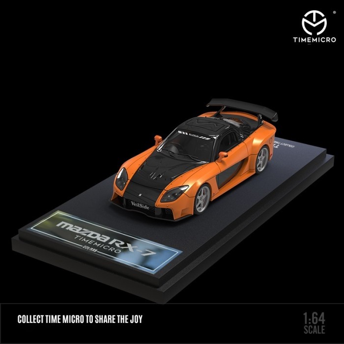 1:64馬自達RX-7 Veilside玩命關頭模擬合金汽車模型