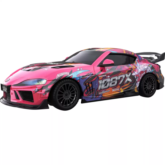 新品豐田Supra 1:43 RC遙控漂移車1087x溜溜哥醒獅聯名1:43