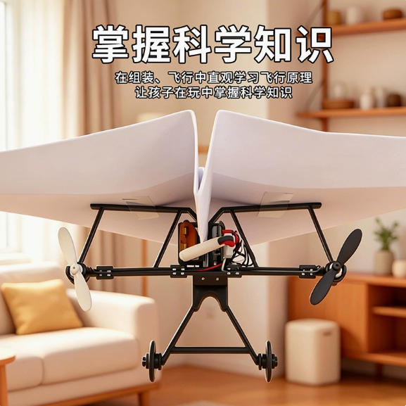 入門 DIY 紙飛機動力模型遙控玩具