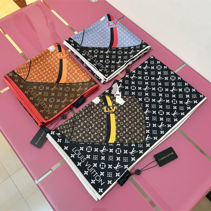 LV Monogram Square Scarf Silk 90*90cm LP288