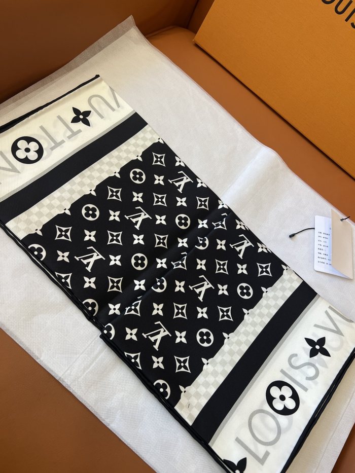 Monogram Square Silk Scarf LP292