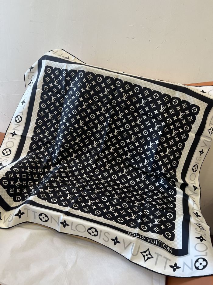 Monogram Square Silk Scarf LP292